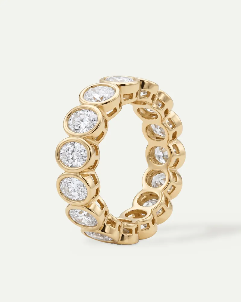 BRG6108, full eternity band shown in yellow gold
